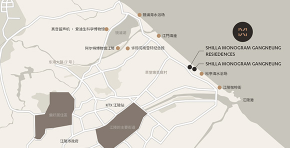 SHILLA MONOGRAM GANGNEUNG Map
